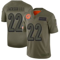 Nike Cincinnati Bengals #22 William Jackson III Camo Men's Stitched NFL Limited 2019 Salute To Service Jersey
