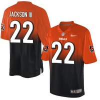 Nike Cincinnati Bengals #22 William Jackson III Orange/Black Men's Stitched NFL Elite Fadeaway Fashion Jersey