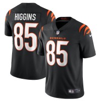 Cincinnati Cincinnati Bengals #85 Tee Higgins Black Nike Vapor Limited Jersey