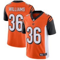 Nike Cincinnati Bengals #36 Shawn Williams Orange Alternate Men's Stitched NFL Vapor Untouchable Limited Jersey