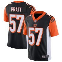 Nike Cincinnati Bengals #57 Germaine Pratt Black Team Color Men's Stitched NFL Vapor Untouchable Limited Jersey