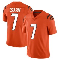 Nike Cincinnati Bengals #7 Boomer Esiason Orange Men's Nike Alternate Vapor Limited Jersey