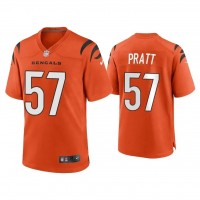 Cincinnati Cincinnati Bengals #57 Germaine Pratt Orange Nike Alternate Game Jersey
