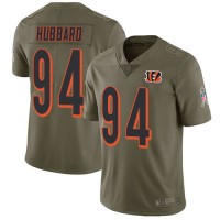 Nike Cincinnati Bengals #94 Sam Hubbard Olive Men's Stitched NFL Limited 2017 Salute To Service Jersey