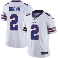 Nike Buffalo Bills #2 John Brown White Men's Stitched NFL Vapor Untouchable Limited Jersey