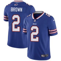 Nike Buffalo Bills #2 John Brown Royal Blue Team Color Men's Stitched NFL Vapor Untouchable Limited Jersey