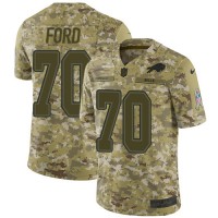 Nike Buffalo Bills #70 Cody Ford Camo Men's Stitched NFL Limited 2018 Salute To Service Jersey