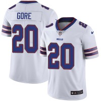 Nike Buffalo Bills #20 Frank Gore White Men's Stitched NFL Vapor Untouchable Limited Jersey