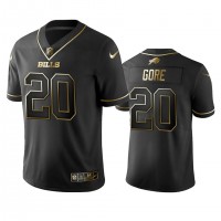 Nike Buffalo Bills #20 Frank Gore Black Golden Limited Edition Stitched NFL Jersey