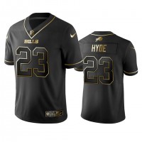 Nike Buffalo Bills #23 Micah Hyde Black Golden Limited Edition Stitched NFL Jersey