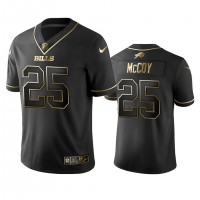 Nike Buffalo Bills #25 Lesean Mccoy Black Golden Limited Edition Stitched NFL Jersey