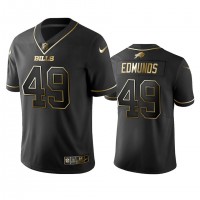 Nike Buffalo Bills #49 Tremaine Edmunds Black Golden Limited Edition Stitched NFL Jersey