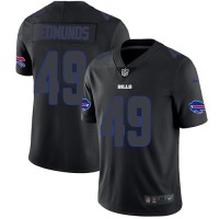 Nike Buffalo Bills #49 Tremaine Edmunds Black Men's Stitched NFL Limited Rush Impact Jersey