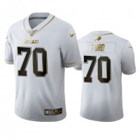 Buffalo Buffalo Bills #70 Cody Ford Men's Nike White Golden Edition Vapor Limited NFL 100 Jersey