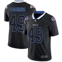 Nike Buffalo Bills #49 Tremaine Edmunds Lights Out Black Men's Stitched NFL Limited Rush Jersey