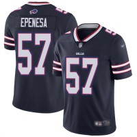 Nike Buffalo Bills #57 A.J. Epenesas Navy Men's Stitched NFL Limited Inverted Legend Jersey