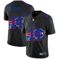 Buffalo Buffalo Bills #14 Stefon Diggs Men's Nike Team Logo Dual Overlap Limited NFL Jersey Black