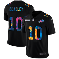 Buffalo Buffalo Bills #10 Cole Beasley Men's Nike Multi-Color Black 2020 NFL Crucial Catch Vapor Untouchable Limited Jersey