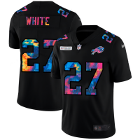Buffalo Buffalo Bills #27 Tre'Davious White Men's Nike Multi-Color Black 2020 NFL Crucial Catch Vapor Untouchable Limited Jersey
