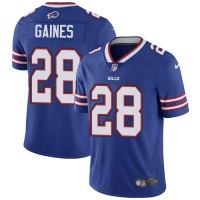 Nike Buffalo Bills #28 E.J. Gaines Royal Blue Team Color Men's Stitched NFL Vapor Untouchable Limited Jersey
