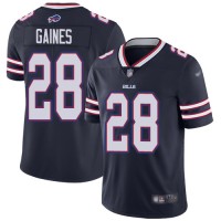 Nike Buffalo Bills #28 E.J. Gaines Navy Men's Stitched NFL Limited Inverted Legend Jersey