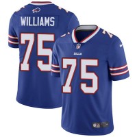 Nike Buffalo Bills #75 Daryl Williams Royal Blue Team Color Men's Stitched NFL Vapor Untouchable Limited Jersey