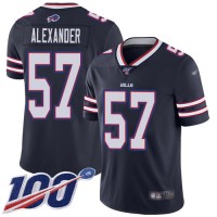 Nike Buffalo Bills #57 Lorenzo Alexander Navy Men's Stitched NFL Limited Inverted Legend 100th Season Jersey