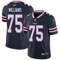 Nike Buffalo Bills #75 Daryl Williams Navy Men's Stitched NFL Limited Inverted Legend Jersey