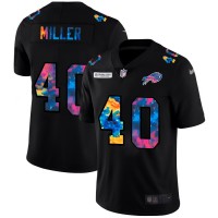 Buffalo Buffalo Bills #40 Von Miller Men's Nike Multi-Color Black 2020 NFL Crucial Catch Vapor Untouchable Limited Jersey