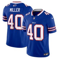 Buffalo Buffalo Bills #40 Von Miller Nike Men's Royal Vapor F.U.S.E. Limited Jersey
