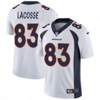 Nike Denver Broncos #83 Matt LaCosse White Men's Stitched NFL Vapor Untouchable Limited Jersey