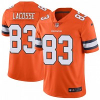 Nike Denver Broncos #83 Matt LaCosse Orange Men's Stitched NFL Limited Rush Jersey