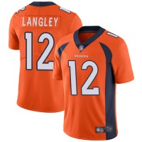 Nike Denver Broncos #12 Brendan Langley Orange Team Color Men's Stitched NFL Vapor Untouchable Limited Jersey