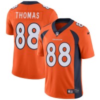 Nike Denver Broncos #88 Demaryius Thomas Orange Team Color Men's Stitched NFL Vapor Untouchable Limited Jersey