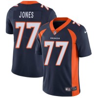 Nike Denver Broncos #77 Sam Jones Navy Blue Alternate Men's Stitched NFL Vapor Untouchable Limited Jersey