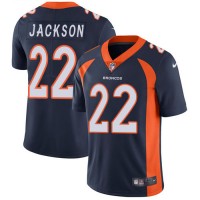 Nike Denver Broncos #22 Kareem Jackson Navy Blue Alternate Men's Stitched NFL Vapor Untouchable Limited Jersey