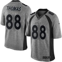Nike Denver Broncos #88 Demaryius Thomas Gray Men's Stitched NFL Limited Gridiron Gray Jersey