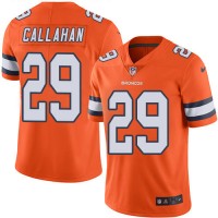 Nike Denver Broncos #29 Bryce Callahan Orange Men's Stitched NFL Limited Rush Jersey