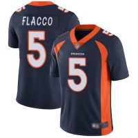 Nike Denver Broncos #5 Joe Flacco Navy Blue Alternate Men's Stitched NFL Vapor Untouchable Limited Jersey