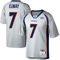 Denver Denver Broncos #7 John Elway Mitchell & Ness NFL 100 Retired Player Platinum Jersey