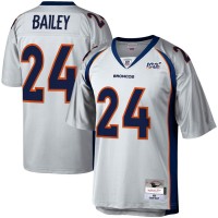 Denver Denver Broncos #24 Champ Bailey Mitchell & Ness NFL 100 Retired Player Platinum Jersey