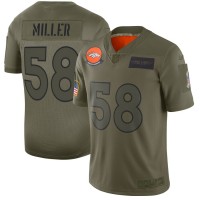 Nike Denver Broncos #58 Von Miller Camo Men's Stitched NFL Limited 2019 Salute To Service Jersey