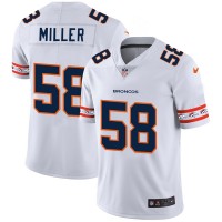 Denver Denver Broncos #58 Von Miller Nike White Team Logo Vapor Limited NFL Jersey