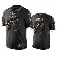 Denver Broncos #99 Adam Gotsis Men's Stitched NFL Vapor Untouchable Limited Black Golden Jersey