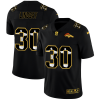 Denver Denver Broncos #30 Phillip Lindsay Men's Nike Carbon Black Vapor Cristo Redentor Limited NFL Jersey