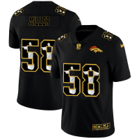 Denver Denver Broncos #58 Von Miller Men's Nike Carbon Black Vapor Cristo Redentor Limited NFL Jersey