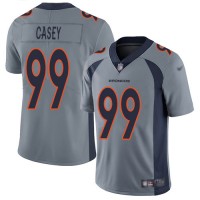 Nike Denver Broncos #99 Jurrell Casey Gray Men's Stitched NFL Limited Inverted Legend Jersey