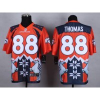 Nike Denver Broncos #88 Demaryius Thomas Orange Men's Stitched NFL Elite Noble Fashion Jersey