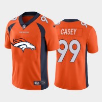 Denver Denver Broncos #99 Jurrell Casey Orange Men's Nike Big Team Logo Vapor Limited NFL Jersey