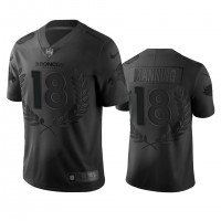 Denver Denver Broncos #18 Peyton Manning Men's Nike Black NFL MVP Limited Edition Jersey